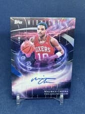 2025-26 Topps Midnight Stroke of Midnight Autographs Maurice Cheeks #SM-MC card