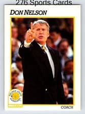Don Nelson 1991-92 Hoops Base Set card