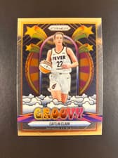 2025 Panini Prizm WNBA Groovy Caitlin Clark #10 card