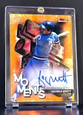 2024 Finest Moments Autographs George Brett #FMA-GB card