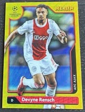 Devyne Rensch 2021 Topps Merlin Chrome UEFA card