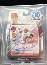 2024 Bowman Draft Bowman In Action Autographs Chase Burns #BIA-CB card