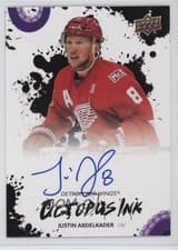 2025-26 Upper Deck Detroit Red Wings Centennial Octopus Ink Justin Abdelkader #OI-JA card