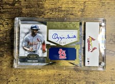 2025 Topps Tier One Top Shelf Signatures Ozzie Smith #TSS-OS card