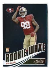 2025 Panini Absolute Rookie Wave Mykel Williams #RW-MWS card