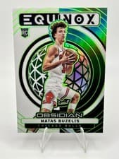 2024-25 Panini Obsidian Equinox Matas Buzelis #15 card