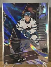 2025-26 SPx Blue Autograph Parallel - Rookies Luca Cagnoni #F-LC