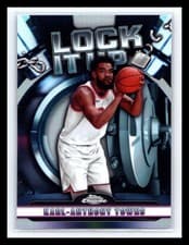 2024-25 Topps Chrome Lock It Up Karl-Anthony Towns #LIU-6 card