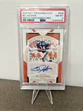 2025 Panini National Treasures Collegiate Reflections Signatures Bo Jackson #4 card