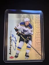 2025-26 Flair Autographics Jake Neighbours #A-JN card