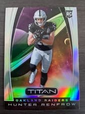 Hunter Renfrow 2019 Panini Chronicles Titan card