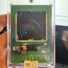 2025 Panini Origins Rookie Jumbo Jersey Autographs Tetairoa McMillan #5 card