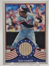 2025 Topps Heritage Bicentennial Relics Rod Carew #BR-RC card