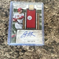 2025 Topps Museum Collection MLB Authenticated Relic Autographs Joey Votto #MLBRA-VOT card