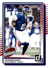 2025 Donruss Rookies & Highlights Base Set Jaxon Dart #DRH-91 card