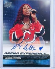 Arlette Roxburgh 2024 Upper Deck Credentials Arena Experience Autograph card