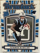 2025 Donruss Rated Rookie Throwback Tetairoa McMillan #32 card