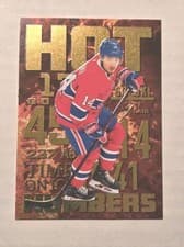 2025-26 Flair Hot Numbers Nick Suzuki #HN-7 card