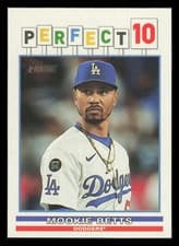 2025 Topps Heritage Perfect 10 Mookie Betts #P10-8 card