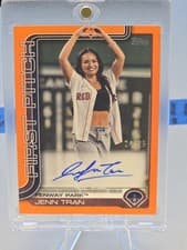 2025 Topps 2024 First Pitch Autographs Jenn Tran #FPA-TRAN card