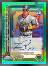 2025 Topps Pro Debut Autographs Travis Bazzana #PD-100 card