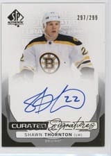 2024-25 SP Authentic Curated Signatures Shawn Thornton #SPC-ST card
