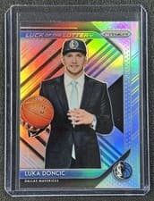 Luka Doncic 2018 Panini Prizm Luck of the Lottery card