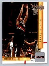 Rasheed Wallace 2001-02 Upper Deck Base Set card
