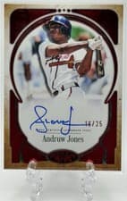 2026 Topps Tier One Prime Performers Autographs Andruw Jones #PPA-AJ card
