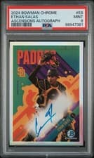 2024 Bowman Chrome Ascensions Autographs Ethan Salas #BAA-ES card