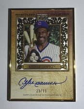 2025 Topps Gilded Collection Gold Framed Hall of Fame Autographs Andre Dawson #HAFA-AD card