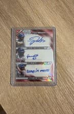 Braylin Morel / Paulino Santana / Pablo Guerrero 2024 Bowman's Best Triple Autographs card