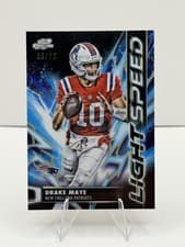 2025 Topps Cosmic Chrome Light Speed Drake Maye #LS-8 card