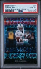 2025 Panini Select Starcade Tyreek Hill #24 card