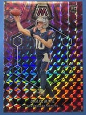 Drake Maye 2024 Panini Mosaic card