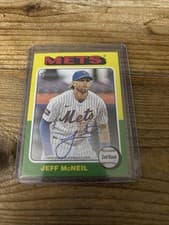 2024 Topps Heritage Real One Autograph Jeff McNeil #ROAJMC card