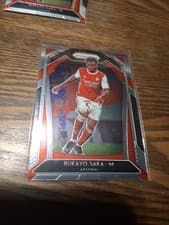 Bukayo Saka 2020 Panini Prizm Premier League card