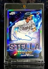 2025 Topps Cosmic Chrome Stella Nova Autographs Jacob Wilson #SNA-JW card