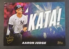 2025 Topps Plakata Aaron Judge #PLAK-32 card