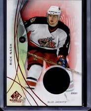 Rick Nash 2024 SP Game Used card