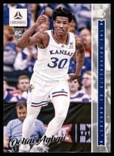 Ochai Agbaji 2022 Panini Chronicles Draft Picks Luminance card