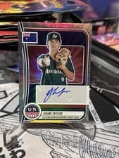 Adam Taylor 2025 Panini Stars & Stripes Australia U-16 National Team Signatures card