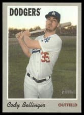 2019 Topps Heritage 1970 Cloth Stickers Cody Bellinger #24