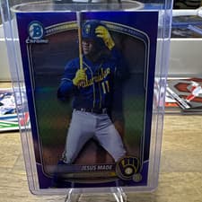 2025 Bowman Draft Chrome Jesús Made #BDC-196 card