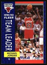 Michael Jordan 1991 Fleer card