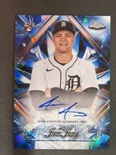 2025 Topps Chrome Sapphire Sapphire Selections Autographs Jace Jung #SSA-JJ card