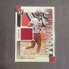 2025 Donruss Rookie Phenom Jerseys Emeka Egbuka #RPJ-EEA card