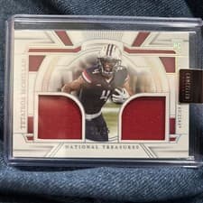 Tetairoa McMillan 2025 Panini National Treasures Collegiate Combo Materials card