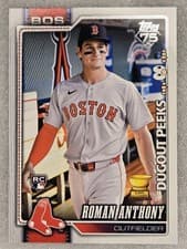 2026 Topps Dugout Peeks Roman Anthony #189