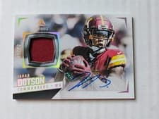 2024 Panini Luminance Autograph Jerseys Jahan Dotson #AJ-JDN